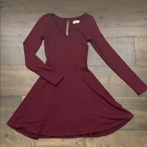 Burgundy Hollister Dress